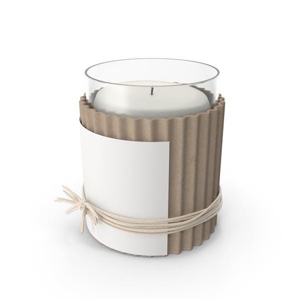 Candle with Twine